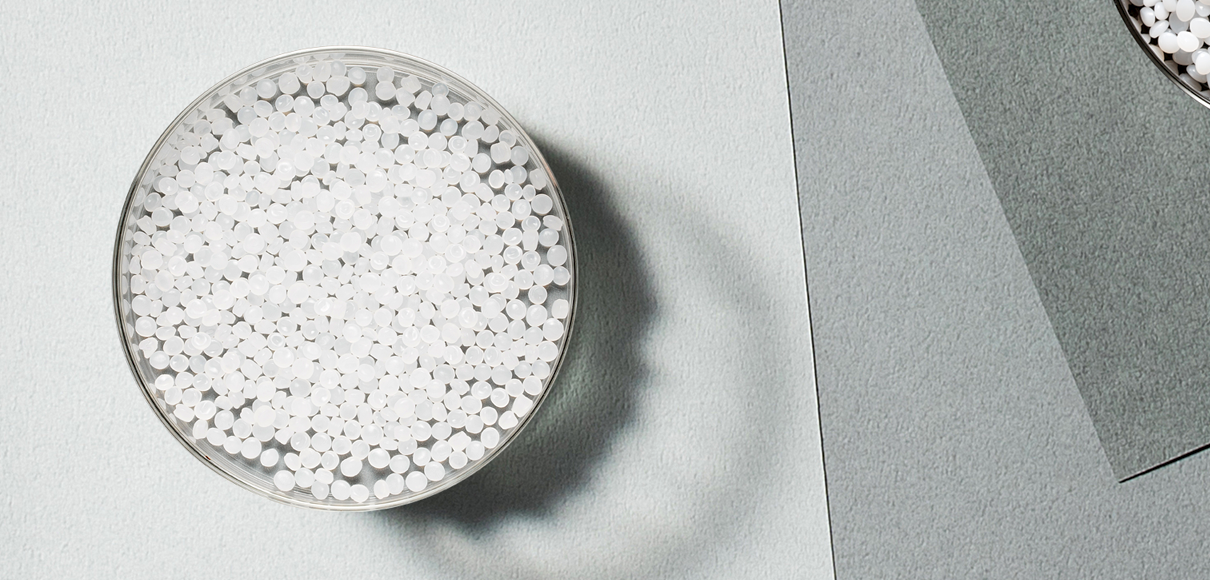<b>HDPE, r-HDPE, & PP →<br/>