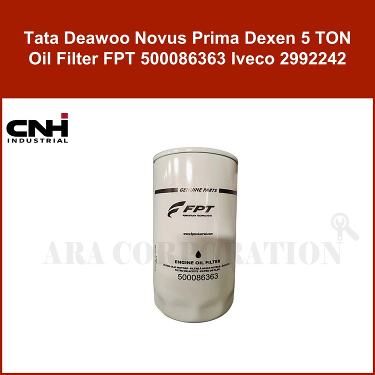 FPT Oil Filter Product Number: 500086363 Brand: FPT Condition: New ...