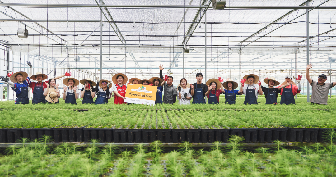 국민카드 묘목지원 사례