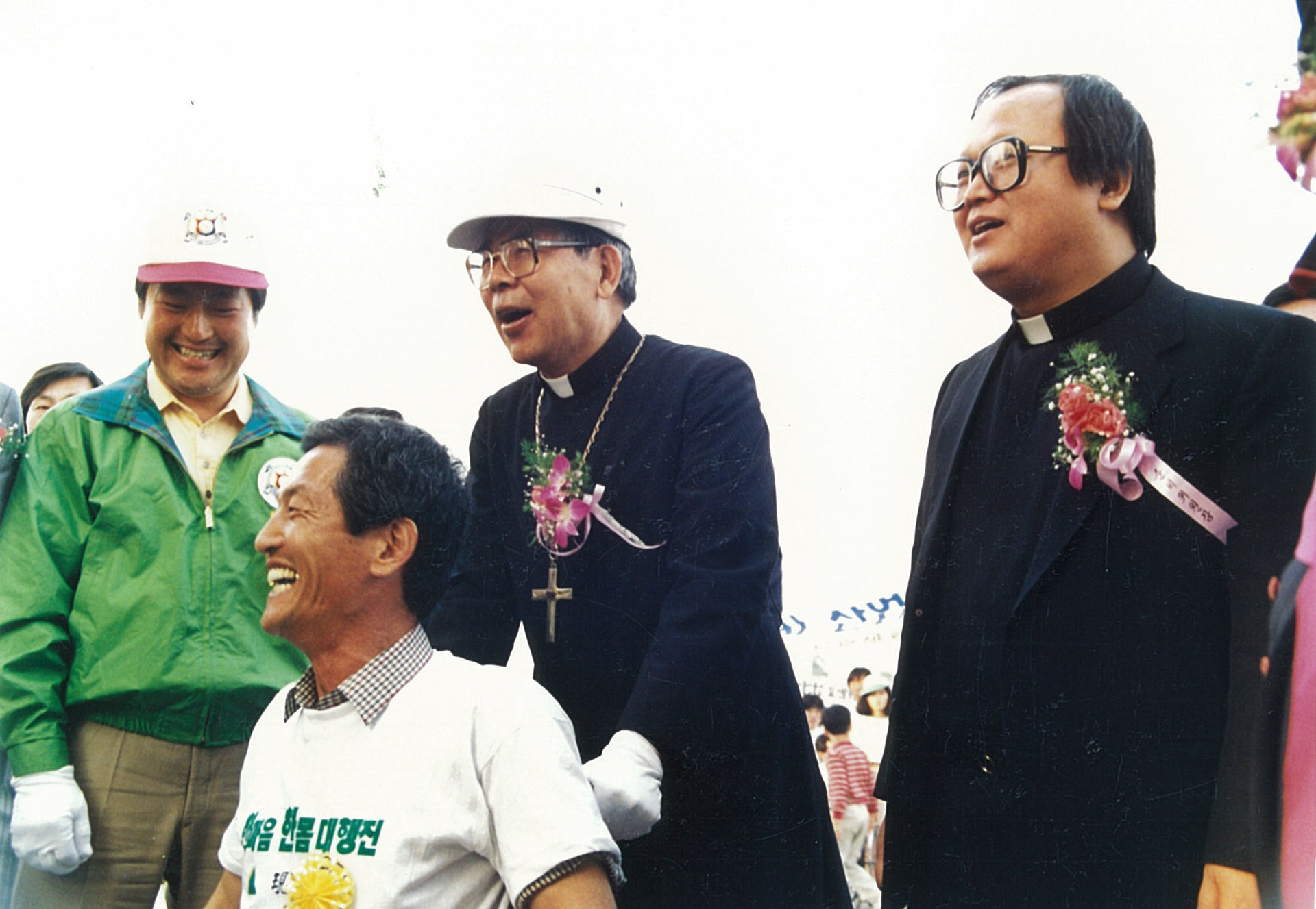 Participating in the One Mind, One Body Grand March for Persons with Disabilities, April 21, 1990