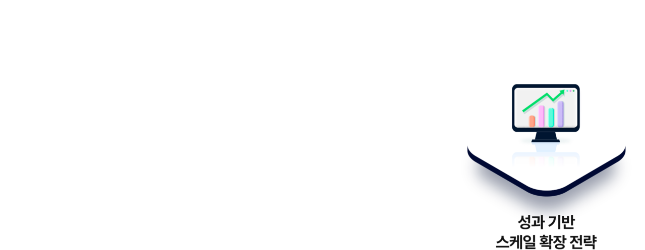 성과 기반
스케일 확장 전략