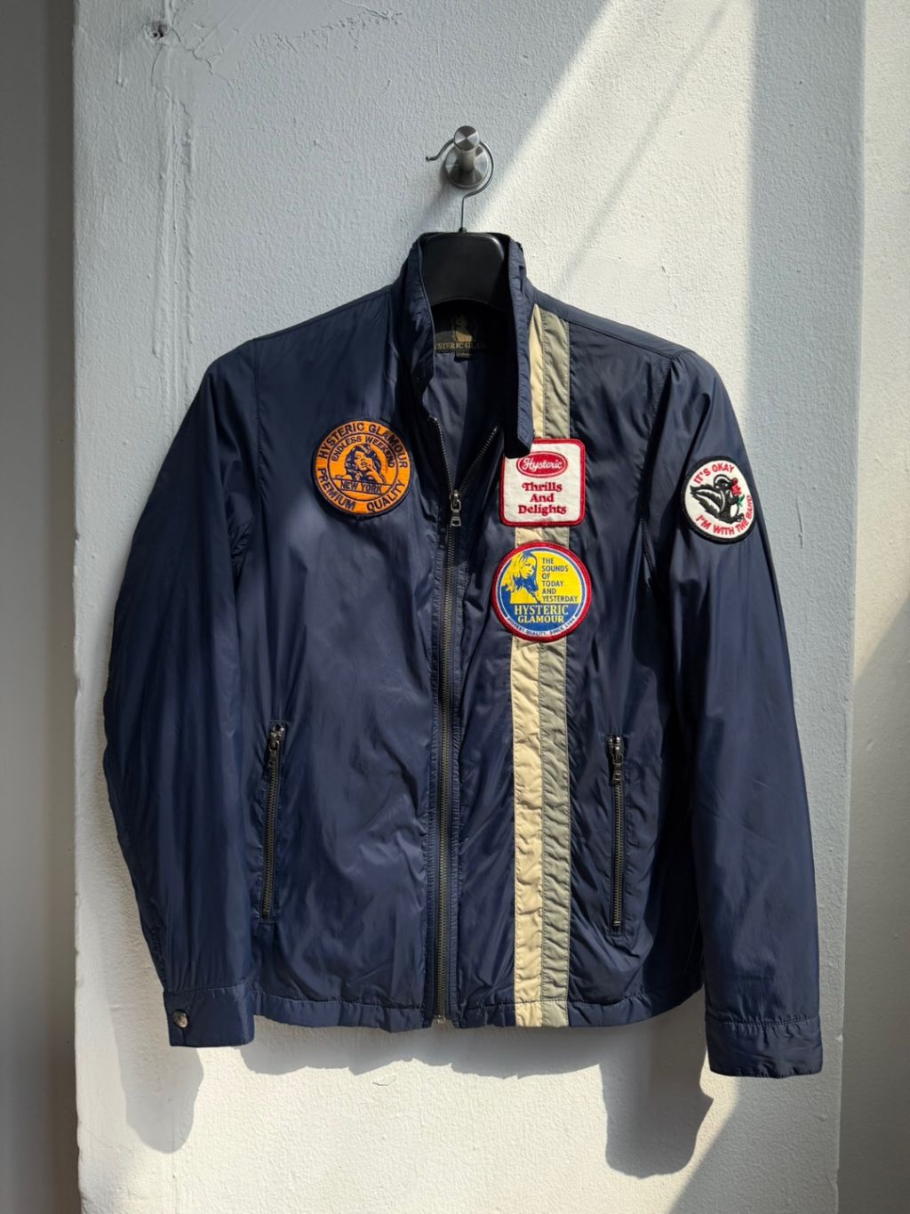 HYSTERIC GLAMOUR】Patch nylon jacket 【公式通販】