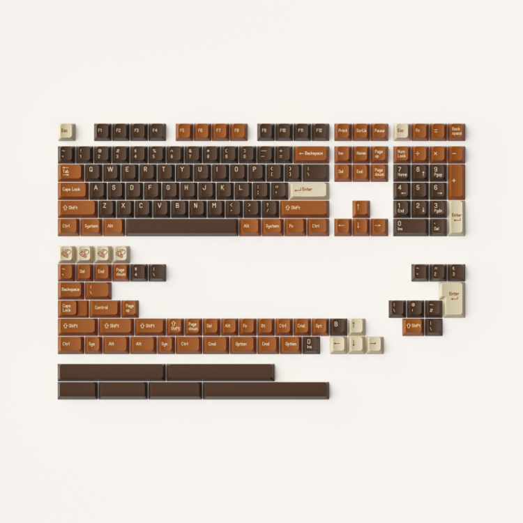 [GB] MG MCR Horseman C ABS Double Injection Keycaps : Monstargear