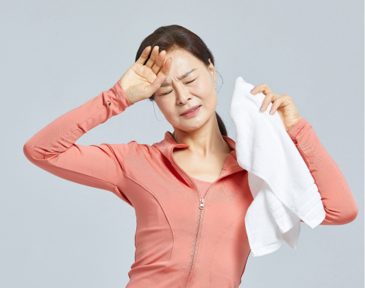 운동이나 활동 시 불편함
