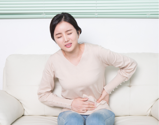 아랫배 묵직함, 종괴 촉지