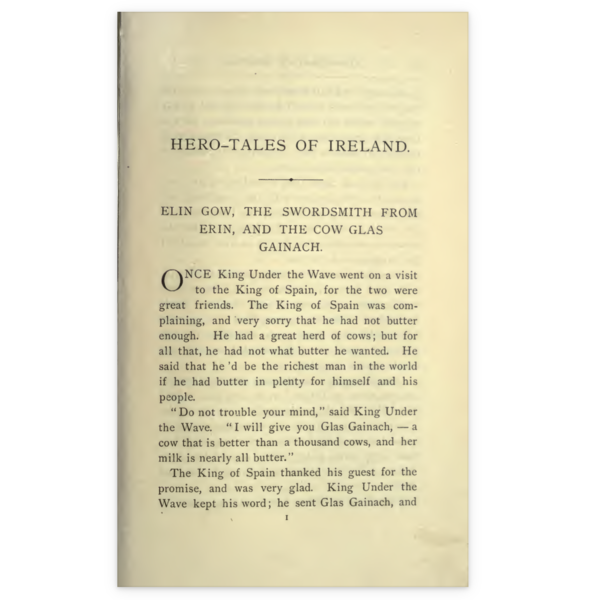 アイルランド英雄伝 (1894)：ケルト神話と古代戦士の伝説 : 知識の宝島