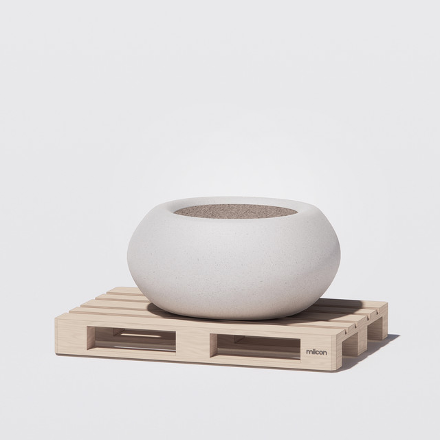 LOW PEBBLE PLANTER _ A