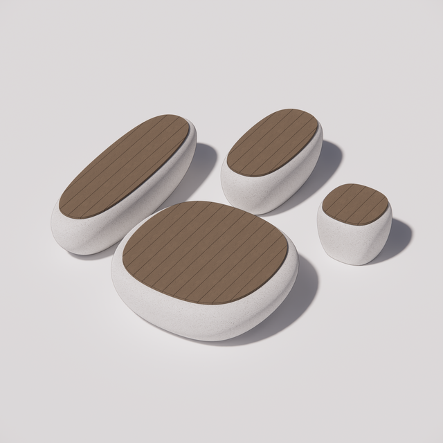 PEBBLE WOODTOP