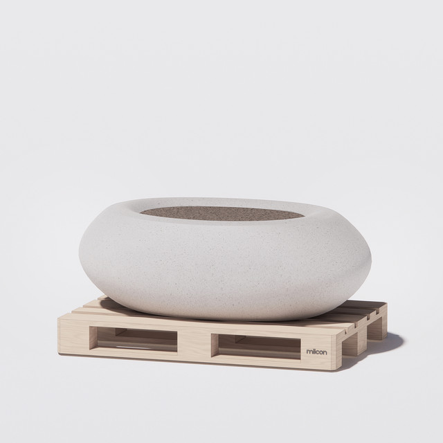 LOW PEBBLE PLANTER _ C