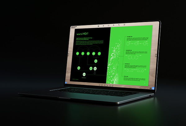금호미쓰이화학 웹 모션 브로슈어 PC 화면 목업