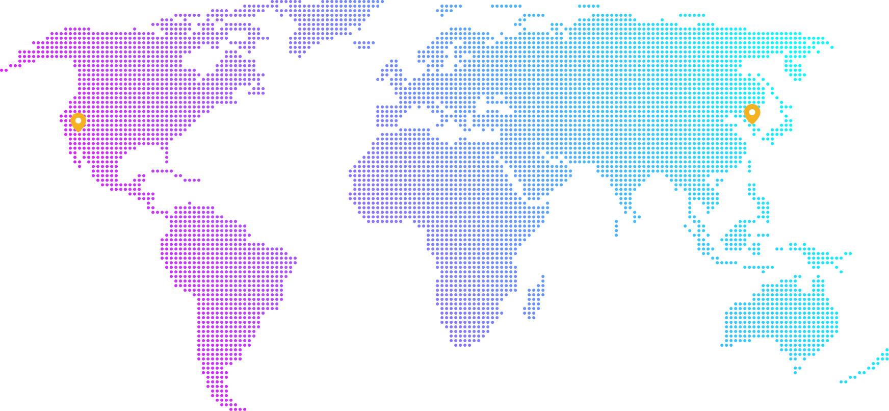 XCENA global locations