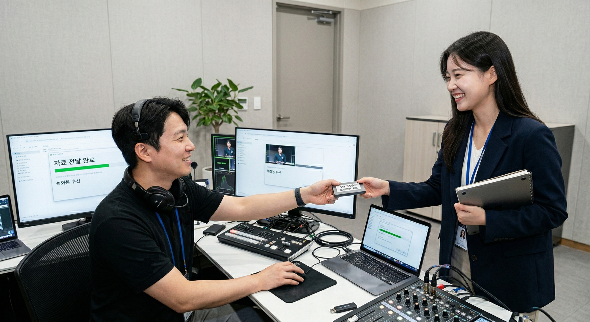 녹화 파일 전달