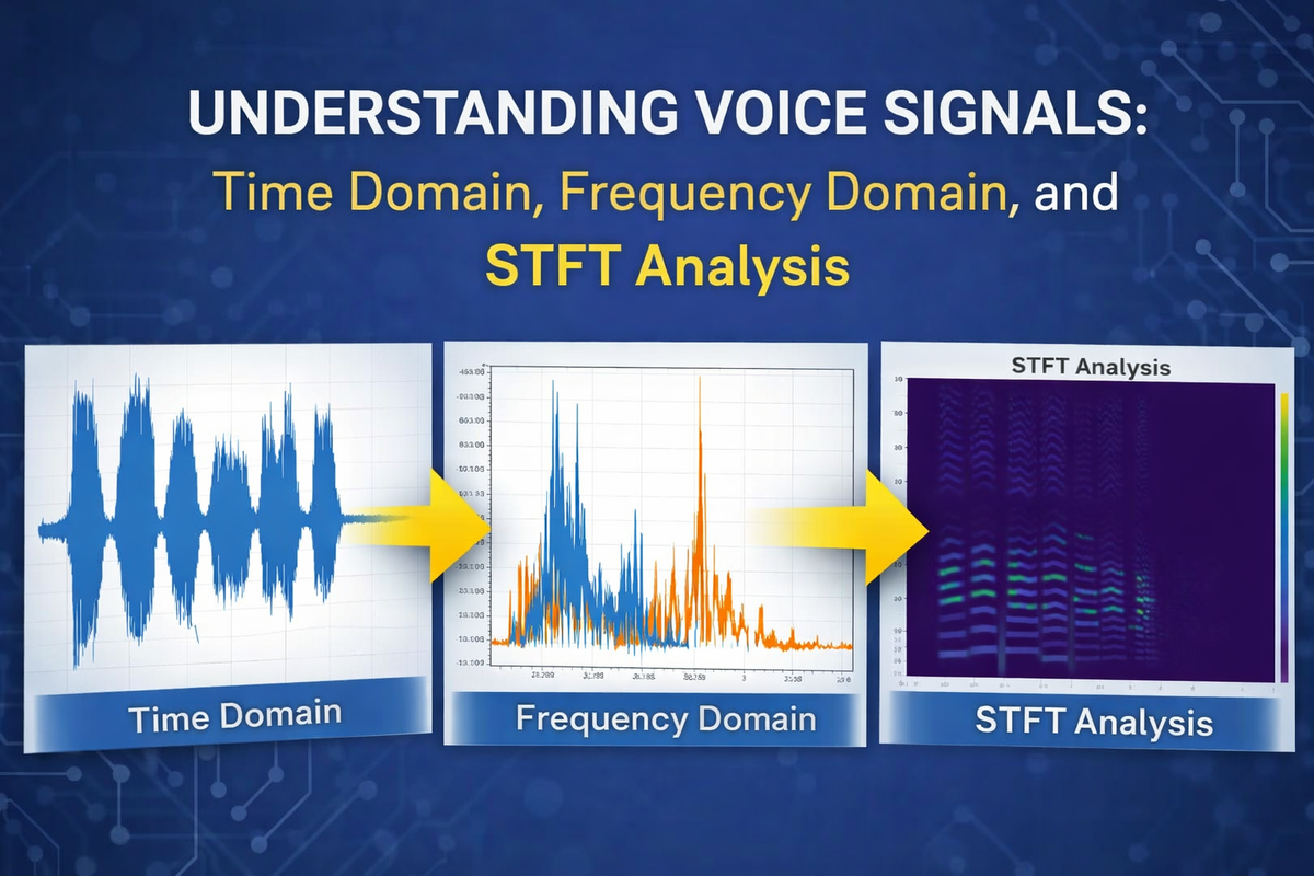 Understanding Voice Signals: Time Domain, Frequency Domain, and STFT ...