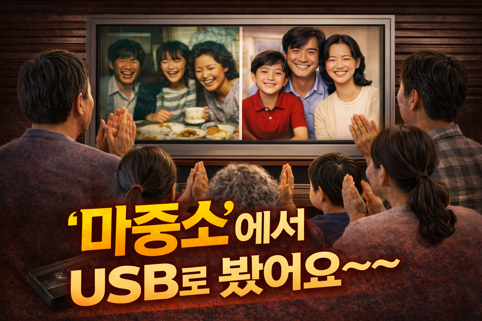 8미리테이프 USB에 저장