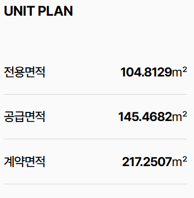 더샵 오산역아크시티 유니트 104㎡  UNITPLAN
