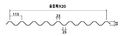 엠스틸 PE폼 단면도