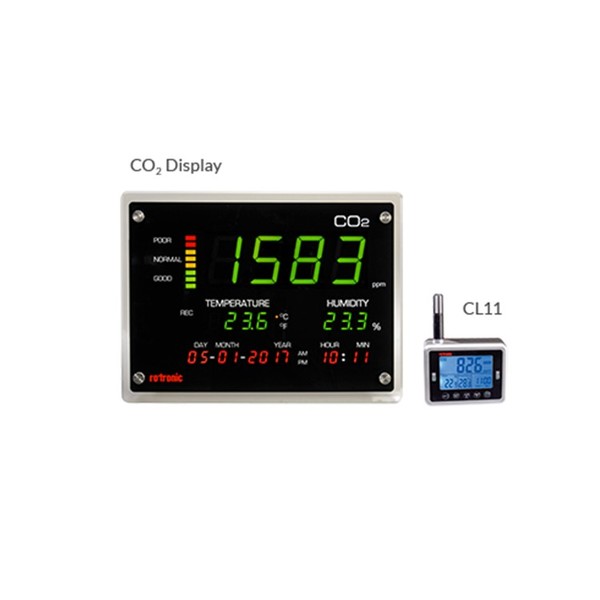 ROTRONIC 로트로닉 CO2 DISPLAY 실내 공기질 모니터