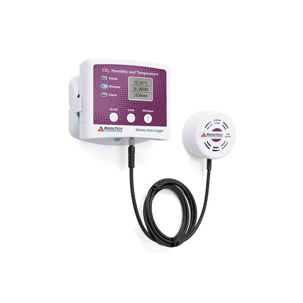 MADGETECH 메지텍 RFCO2RHTemp2000A 무선 온도/습도/이산화탄소 측정 데이터로거