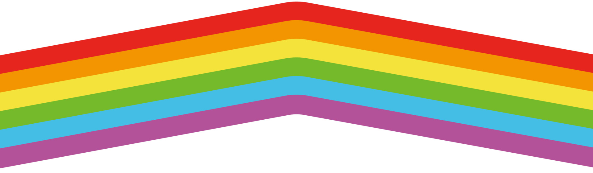 활동보고서의 대문이미지. 지붕 모양의 무지개.