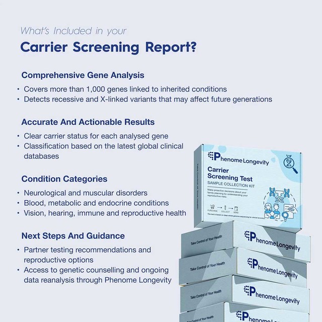 보인자 스크리닝 검사 키트 3