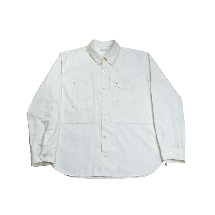 P사사 Work Shirts (Off-White) : INDIGO FIELD(인디고필드)