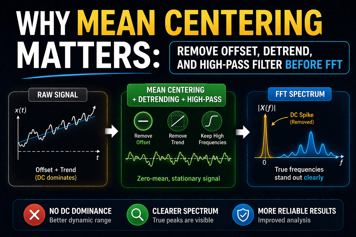 Why Mean Centering Matters: Removing Offset, Detrending, and High-Pass ...
