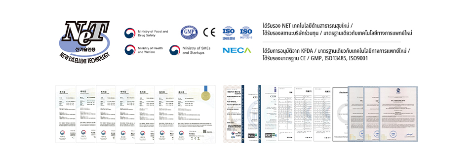 สิทธิบัตร / การรับรอง