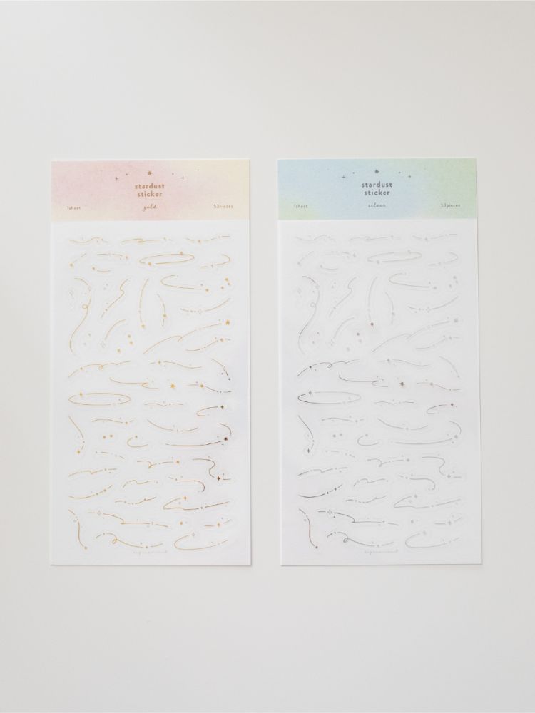 Stardust sticker (gold, silver) : 데이앤모먼트