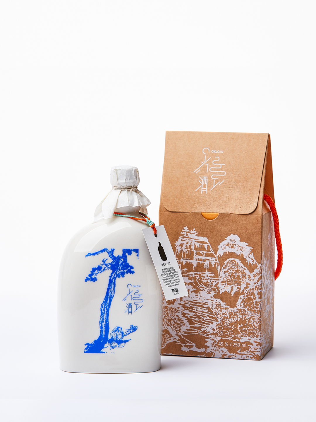 옥로주XART,  증류식 소주, 45%, 250ml