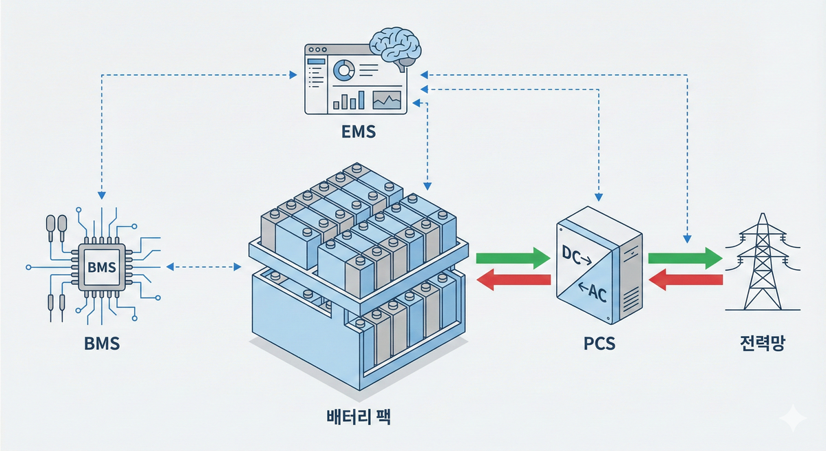 ESS의 두뇌와 심장: EMS·PCS·BMS 3대 핵심 시스템 완전 분석 : 활용가이드