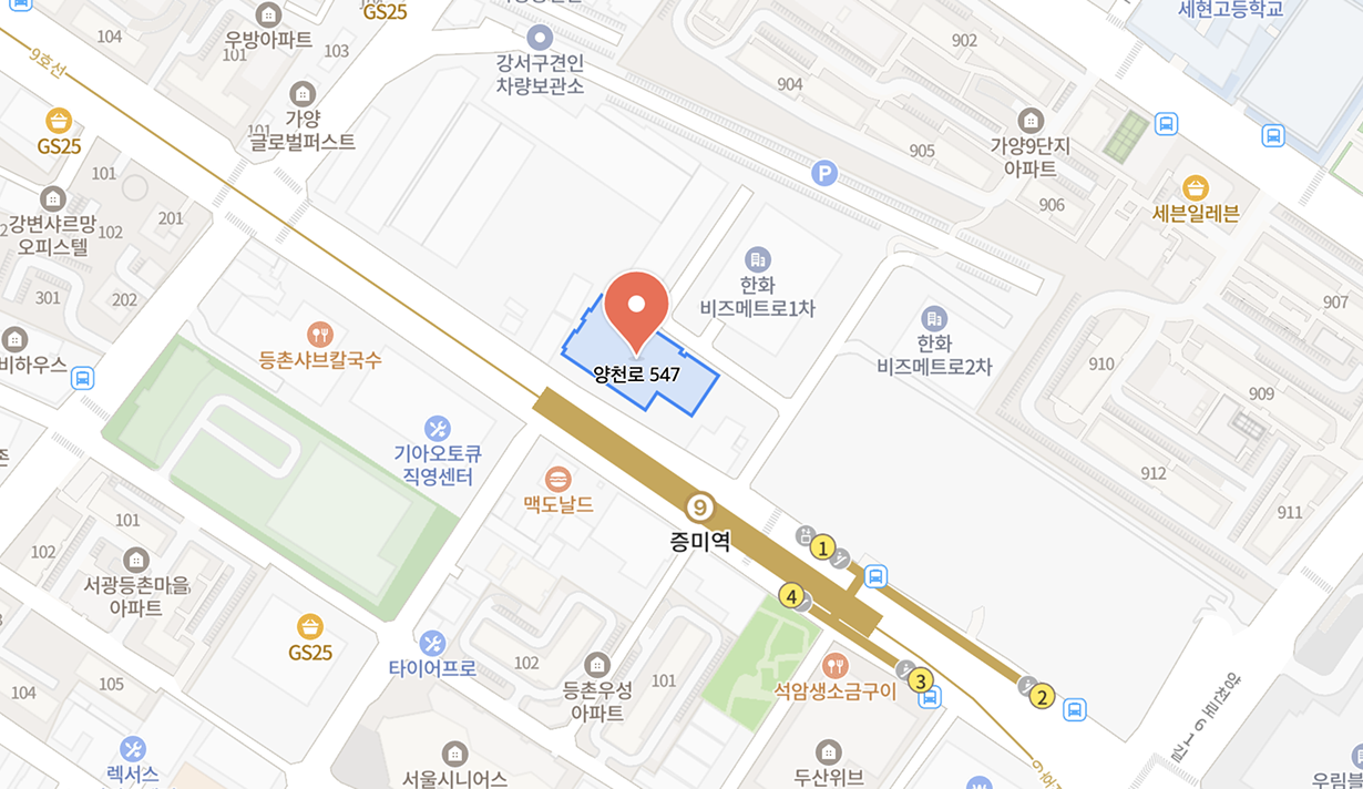 <div style="text-align:left;">서울사무소</div>