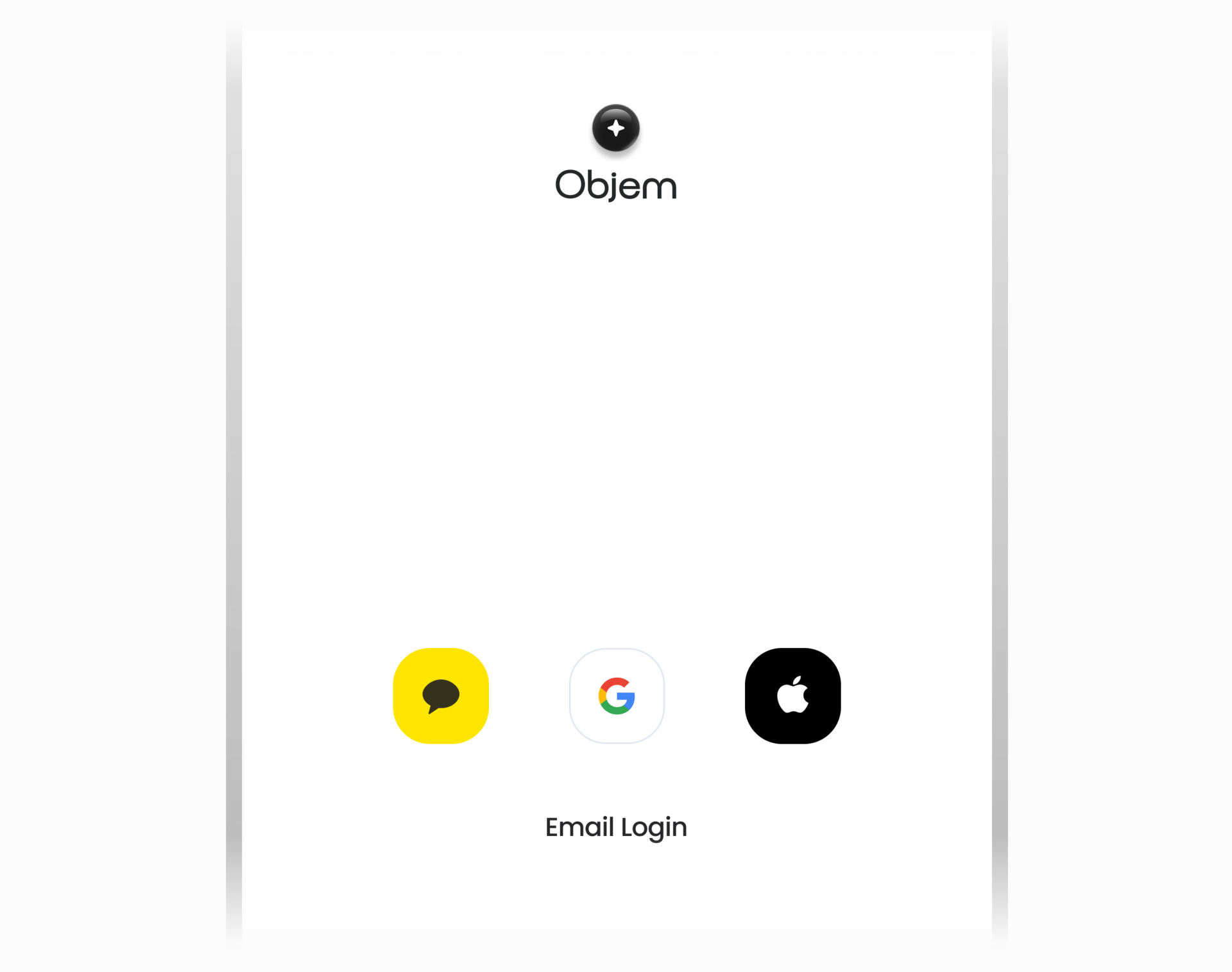 Objem 오브젬 앱을 설치해 주세요