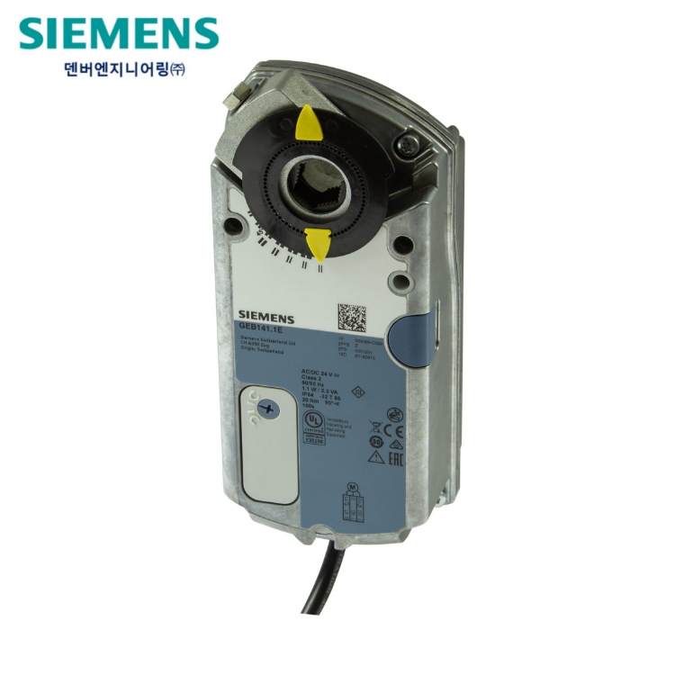 SIEMENS/지멘스 댐퍼구동기(회전형) GEB161.1E : 덴버엔지니어링(주)