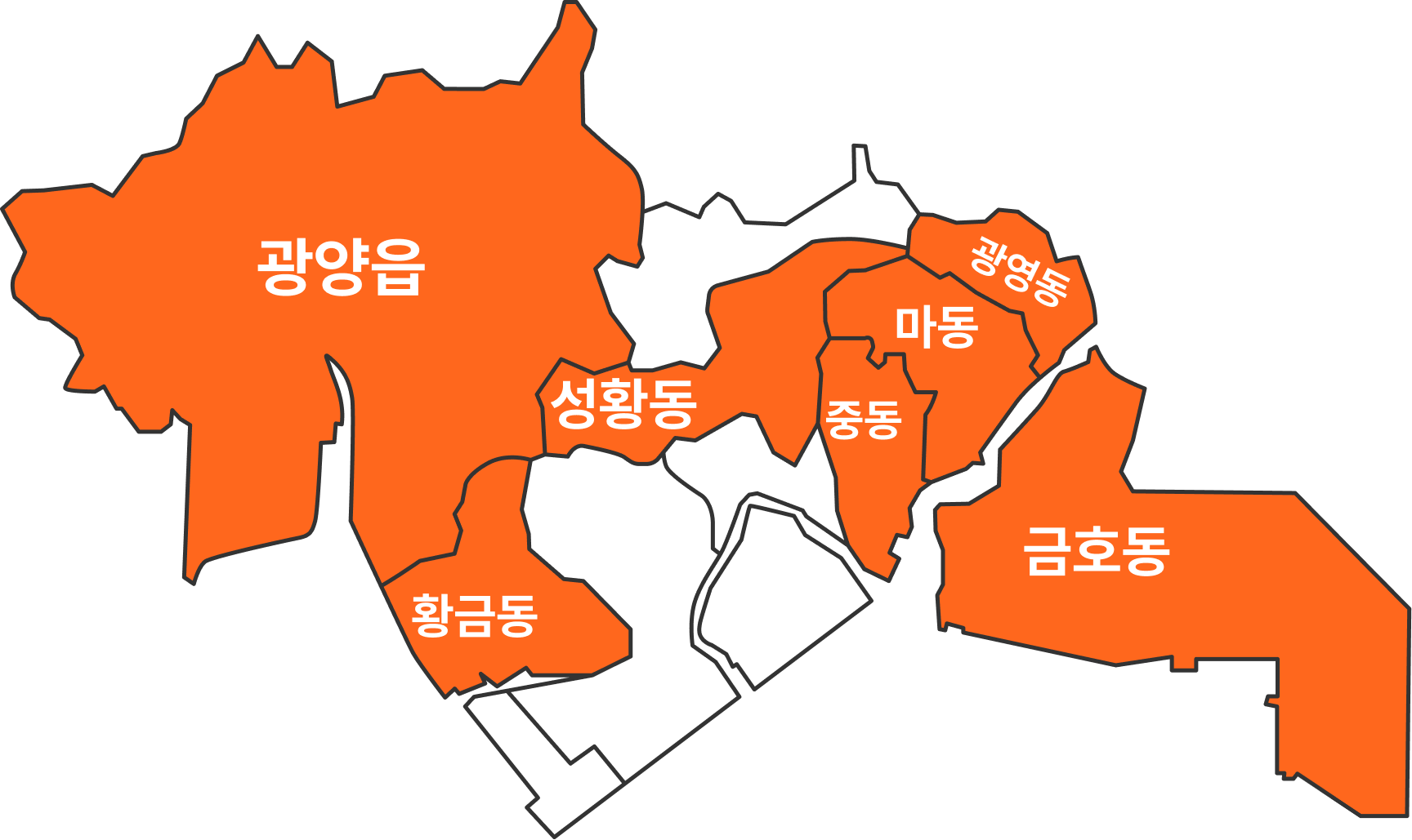 광양시 배송 지역