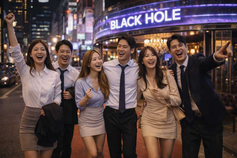 강남블랙홀 호빠 회식