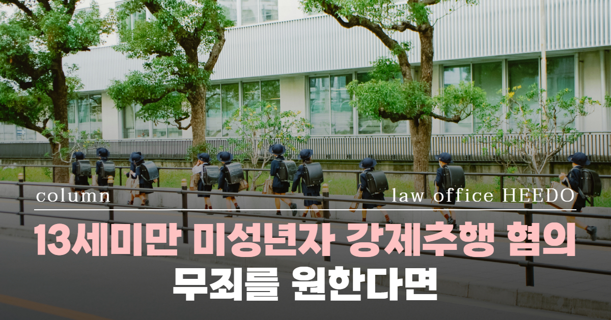 13세미만미성년자강제추행, 13세미만미성년자강제추행무죄, 13세미만미성년자강제추행무혐의, 성범죄전문변호사, 13세미만강제추행