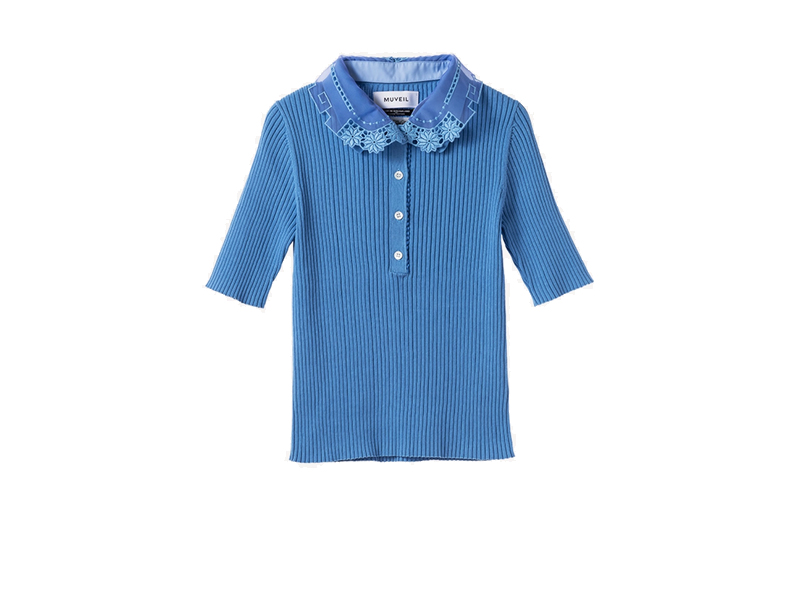 <strong>Muveil 레이스카라 폴로니트</strong><BL> 657,000원
