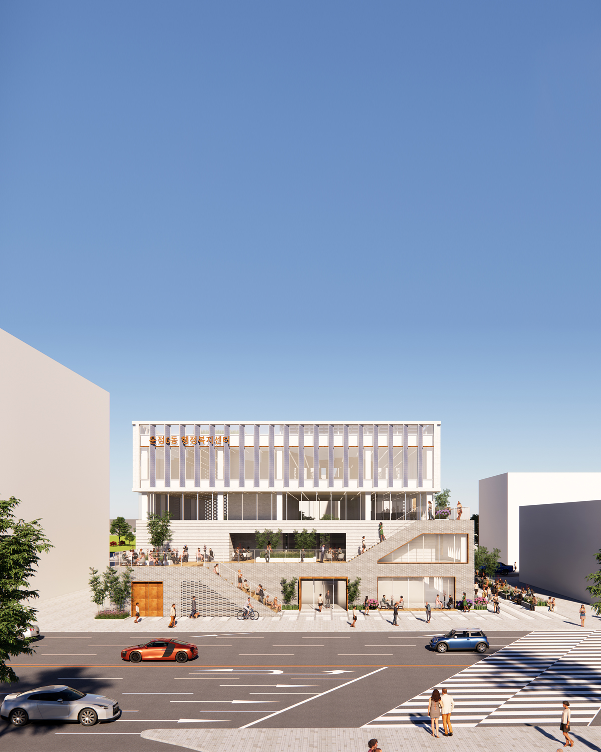 제이알 건축사사무소 JR Architects | 송산 문화 스포츠 센터 공공건축 및 복합 커머셜 시설 설계 제안안