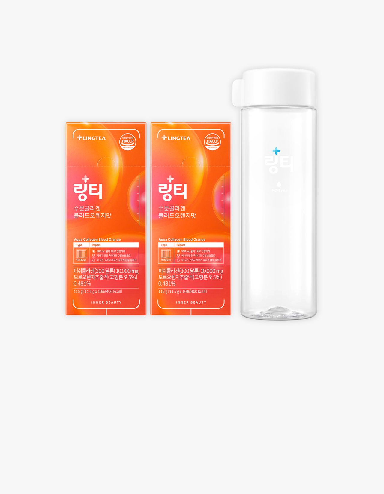 <div style="   position:absolute;   left:50%;   bottom:20px;   transform:translateX(-50%);   text-align:center;   width:calc(100% - 10px); ">   <h5 style="margin:0;">링티</h5>   <p style="     margin:6px 0 0 0;     white-space:nowrap;   ">링티 수분콜라겐 블러드오렌지맛 2박스, 원형보틀 1개</p> </div>