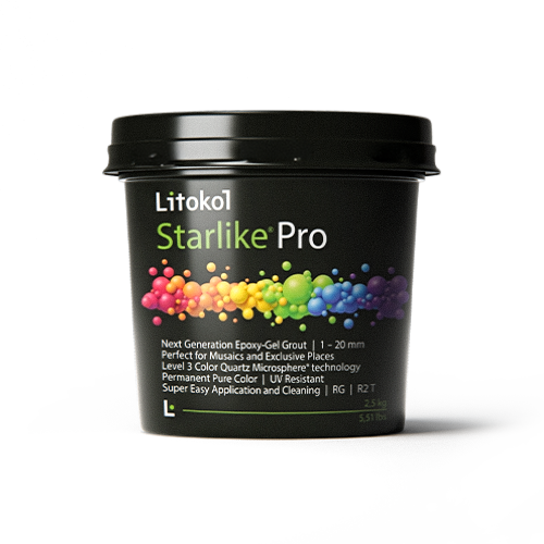 Litokol Starlike® Pro, 에폭시 그라우트, 타일 그라우트, 대리석 그라우트, 오염 방지 줄눈제, 완전 방수 줄눈제