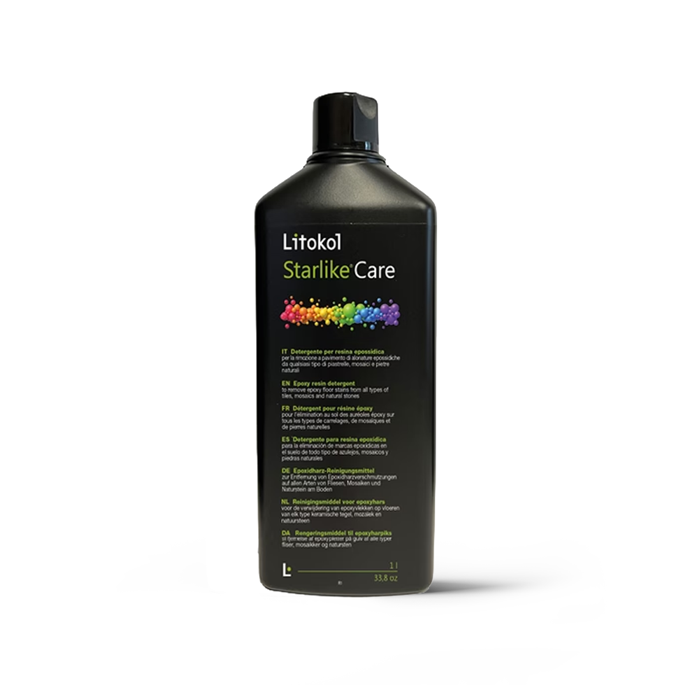 Litokol Starlike® Care, 에폭시 줄눈 세정제, 타일 바닥 세정제, 모자이크벽 세정제, 자연석 세정제, 대리석 세정제, 욕실 세정제, 주방 세정제