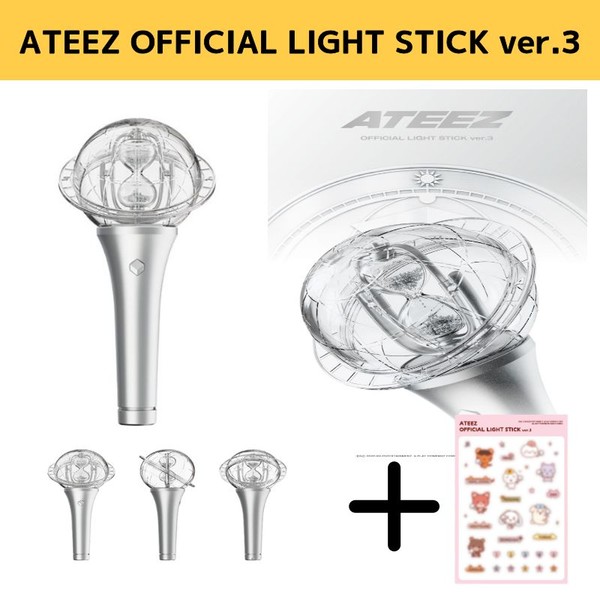 ATEEZ OFFICIAL LIGHT STICK ver.3 + ステッカープレゼント : GOOD FOX