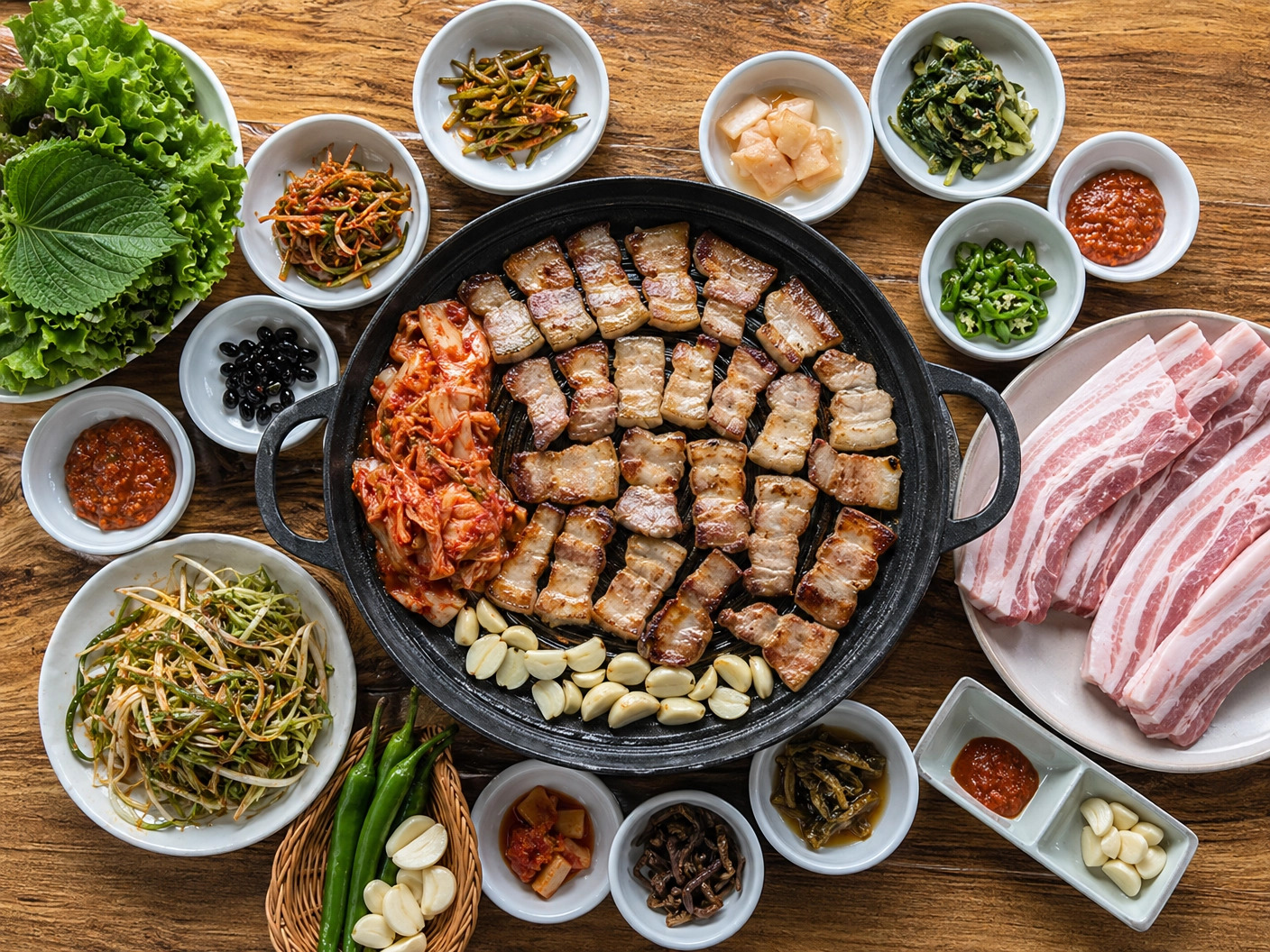 철판 삼겹살 무한리필