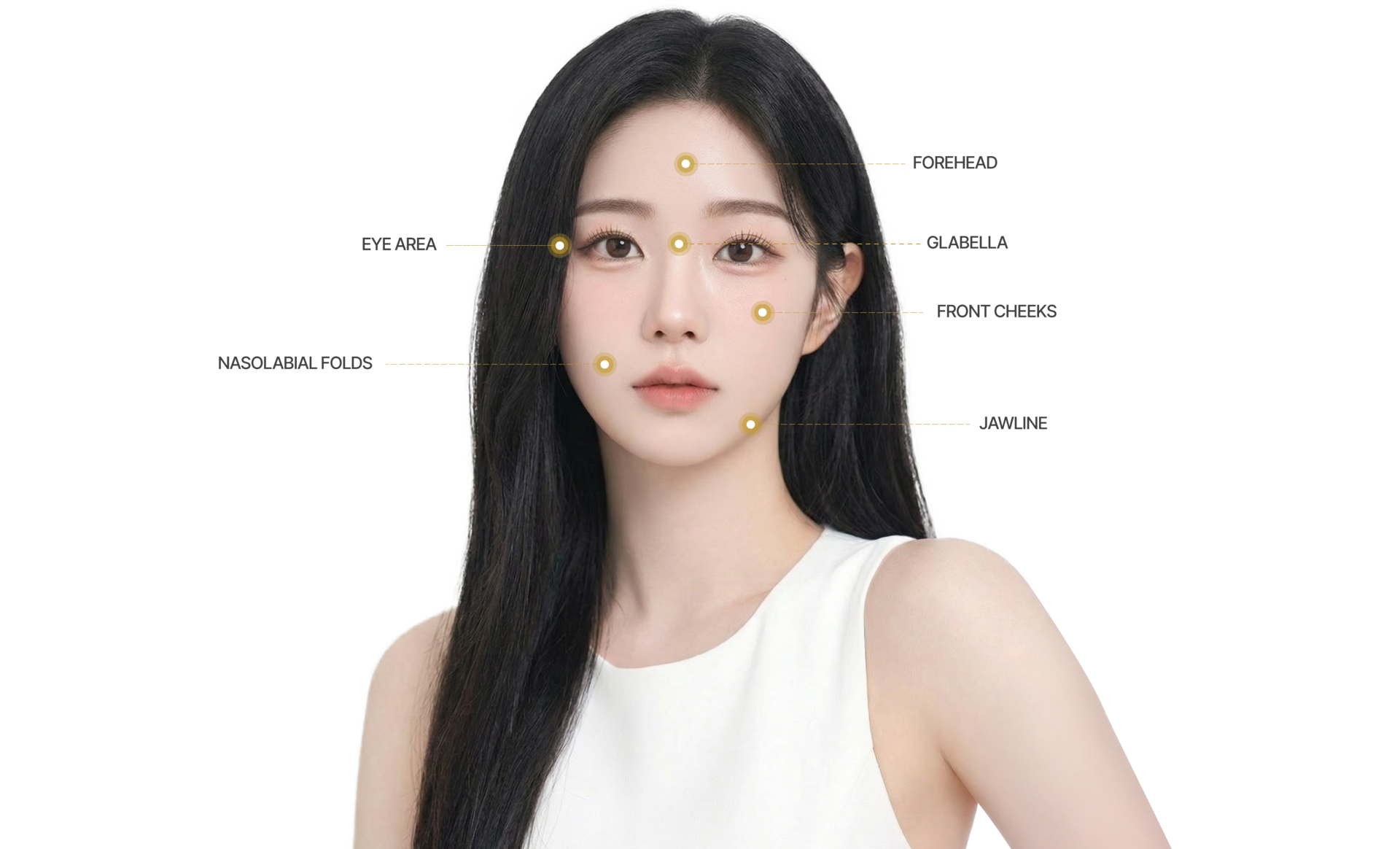 The model images shown are AI-generated for illustrative purposes only and do not represent actual clinical results