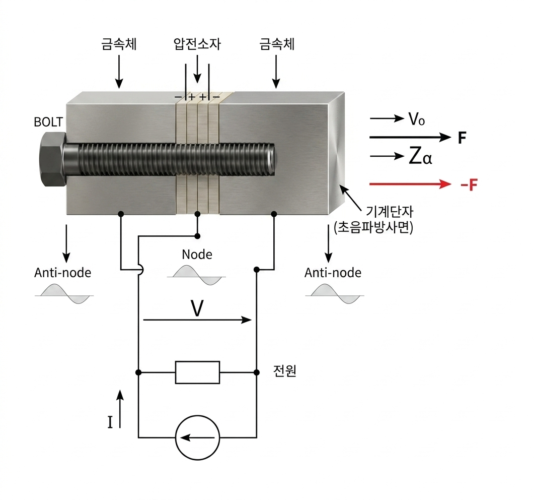 초음파진동자 원리 도면