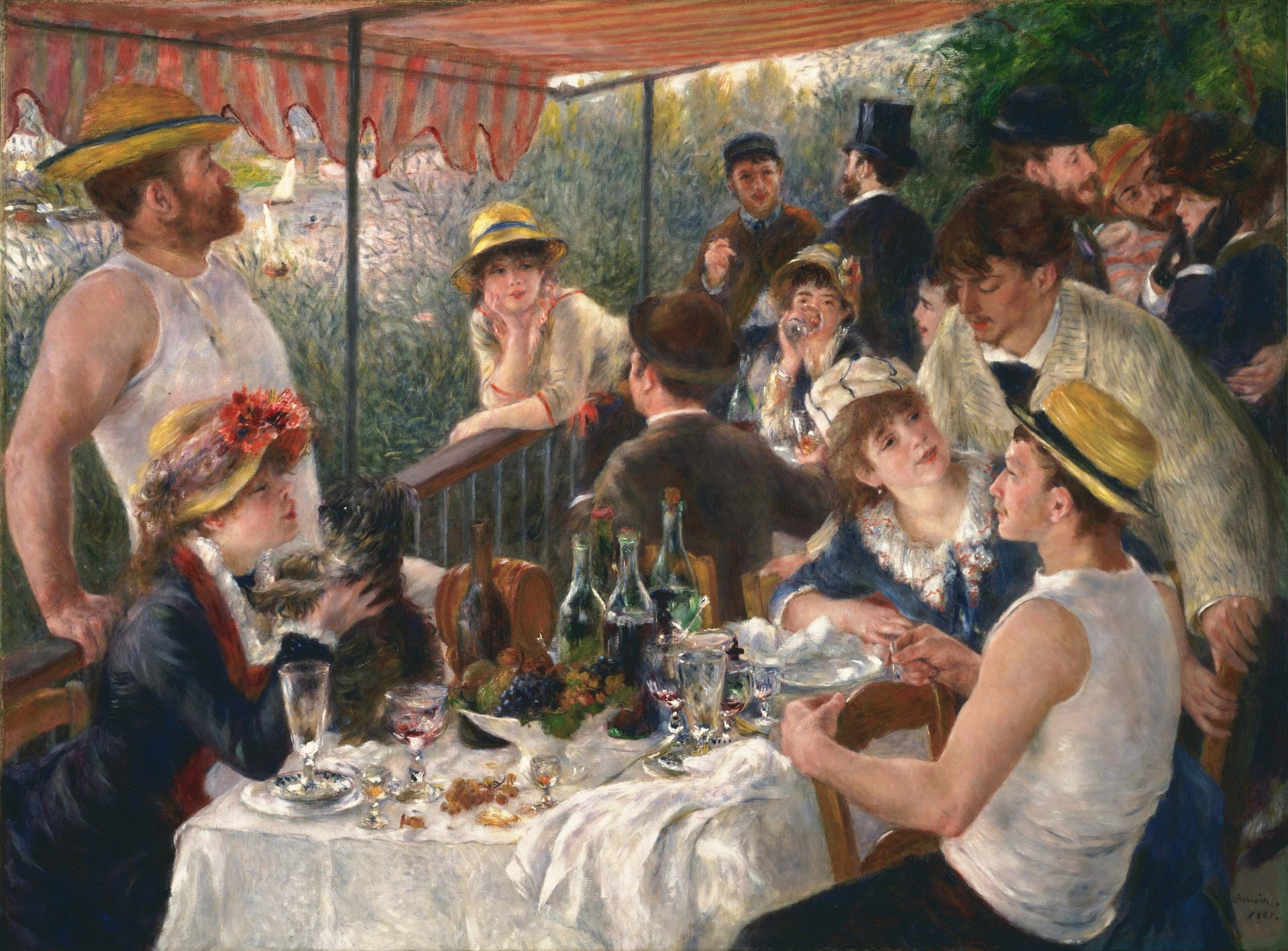 Pierre-Auguste Renoir, 'Luncheon of the Boating Party', 1881