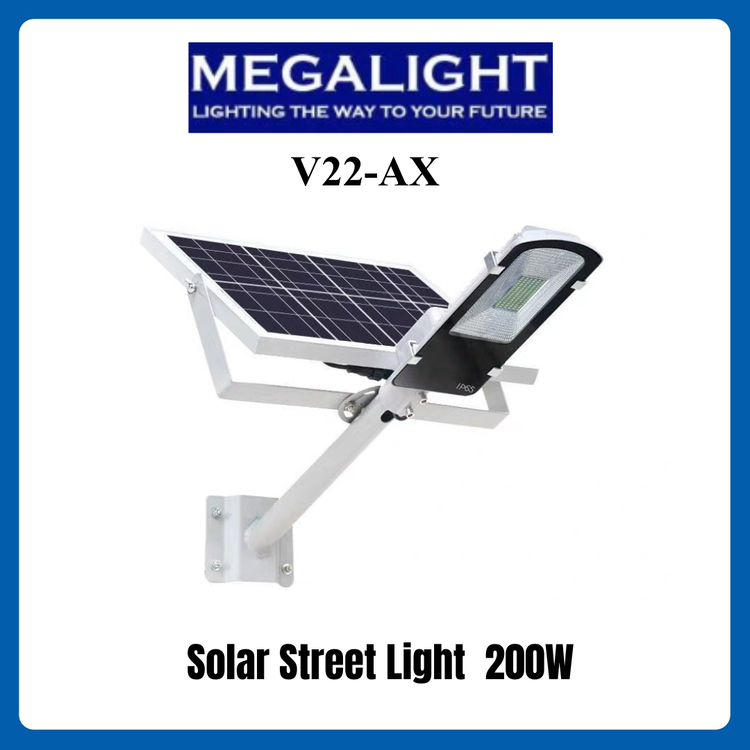 V22-AX MEGALIGHT SOLAR STREETLIGHT 200W (ORDER BASIS)