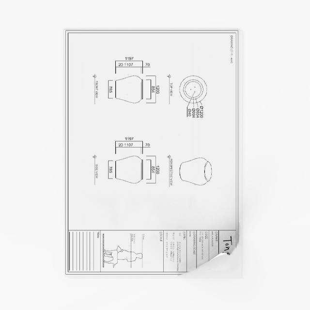 Tongrey planter (톤그레이 화분) DWG