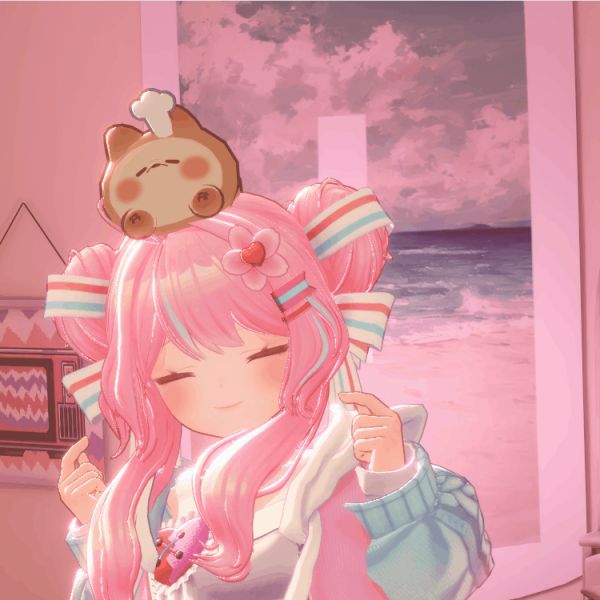 [3D프랍] 머리 위 다섯 동물친구들 (cvcr작가)