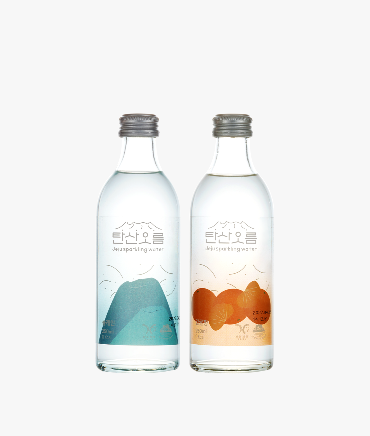 <h5 style="margin-top: 20px;">제주 탄산수 탄산오름</h5><p style="margin-left">플레인, 감귤향 중 랜덤 1종</p>